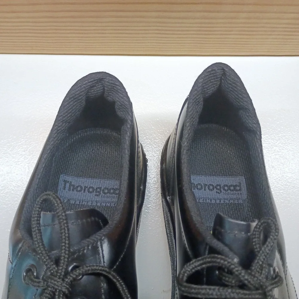 THOROGOOD Black Derby Shoes USPS Issue 834-6145 Men's Size 10.5 M